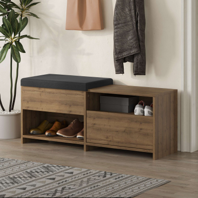 Stol për koridor Decortie Filux 51x120x 40cm, kafe