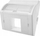 Adapter rrjeti ALANTEC 45x45, 1xRJ45, kënd i pjerrët, i bardhë