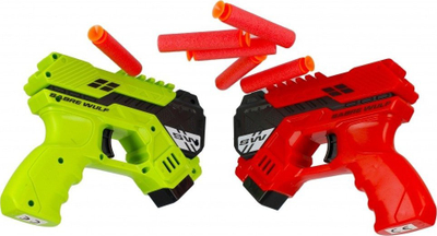Pistola lodër Mega Creative Dart Gun, set 2 copë, me aksesore, shumëngjyrëshe