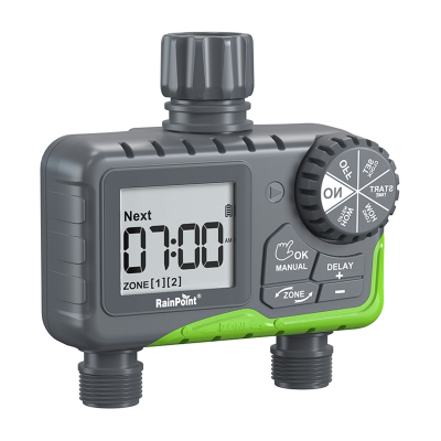 Timer vaditjeje RainPoint ITV205, 2 zona, IP65, gri
