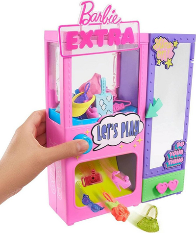 Set lodër Barbie Extra Style Creator HFG75, dollap me aksesorë, shumëngjyrësh