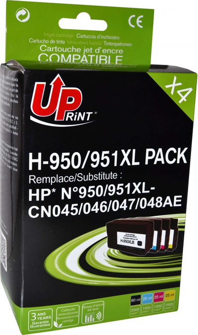 Set boje UPrint H-950/951XL CN045AE, 4 ngjyra, XL