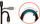 Kabllo USB Swissten Textile, USB A me USB C, 0.2m, e zezë