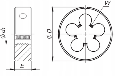 Filier metalpunues Fanar M6, HSS, DIN EN 22568