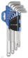 Set çelësash gjashtëkëndorë Högert Technik HT1W804, 9 copë, CrV, me kokë ovale