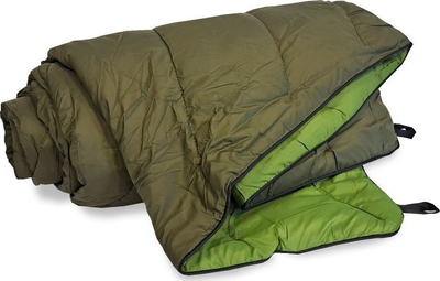 Batanije kampinguese Offlander Waterproof Blanket Throw, 200 x 140 cm, rezistente ndaj ujit, jeshile e errët