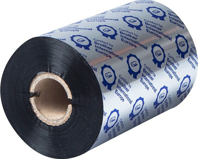 Ribon printeri Brother BWP-1D450-110, 110mm, dylli, i zi