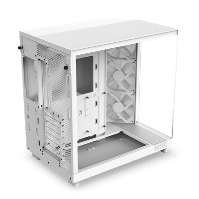 NZXT H6 Flow RGB (CC-H61FW-R1) - Kasë kompjuteri - e bardhë