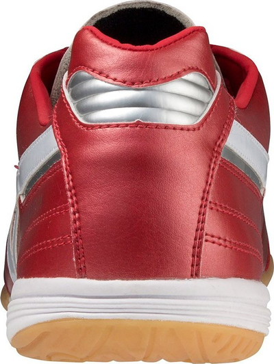 Këpucë futsalli Mizuno Morelia Sala Elite M Q1GA221060, lëkurë, shollë për sallë, të kuqe