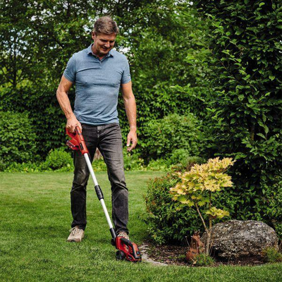 Prerëse bari Einhell Cordless GE-CG 18/100 Li T-Solo, 20 cm, e kuqe
