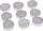 Qirinj tealight dekorativë Fééric Lights and Christmas Silver Glitter, set me 9 copë, ngjyrë argjend