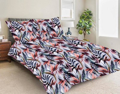 Set shtrati Matex Satine Bedding SE-48A, 160x200 cm, 100% pambuk, vjollcë