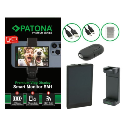 Monitor vlogu Patona Smart Monitor SM1, 3.97", WiFi 2.4GHz, i zi