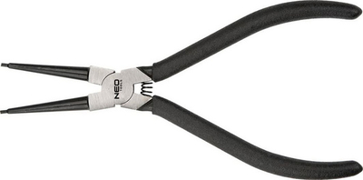 Pинци за прстен Сегер NEO Tools 230 mm, внатрешни, со прави врвови, црни