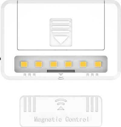 Llambë LED për dollap Techly, 0.5W, me sensor magnetik, set me 2 copë, e bardhë
