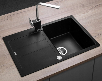 Lavaman kuzhine Concept DG10C45bc, granit, me pikatore, i zi
