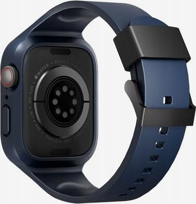 Rrip dhe kapak për Apple Watch UNIQ Monos 2n1, 44 mm 45 mm, blu