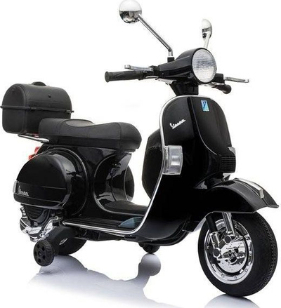 Scooter elektrik për fëmijë Vespa Piaggio PX150, 12V, 2 x 45W, i zi