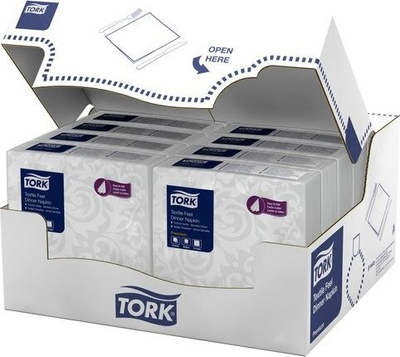 Servilleta Tork Premium, 1 shtresë, shumë e butë, e bardhë