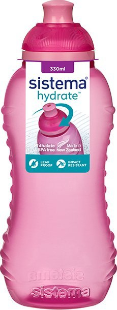 Shishe uji Sistema Twist n Sip, 330 ml, rozë