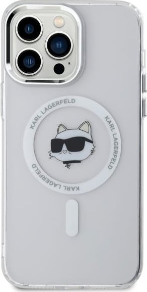 Kapak telefoni Karl Lagerfeld KLHMP14XHLSCHH, për iPhone 14 Pro Max 6.7", hardcase, i bardhë