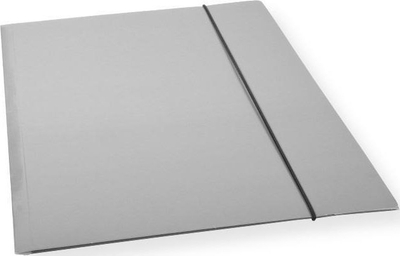 Dosje A4 me shirit elastik, set 10 copë, 300 g/m², gri