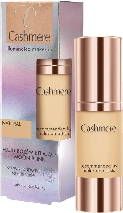 Fondatinë Cashmere Illuminated Make-Up Natural, ndriçuese, 30ml