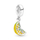 Aksesor për byzylyk Pandora Lemon Slice 791696C01, i argjendtë/verdhë