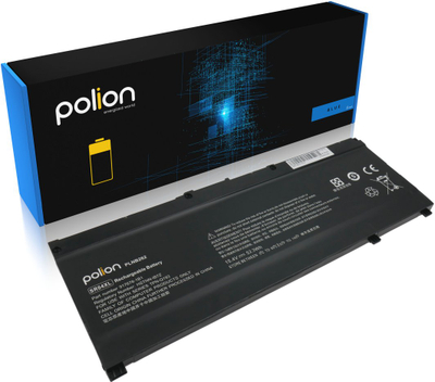 Bateri laptopi Polion SR04XL, 3400mAh, për HP Omen 15 17, e zezë