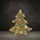 Pemë dekorative LED Koopman Tree, 40 cm, dritë e ngrohtë, ngjyrë ari