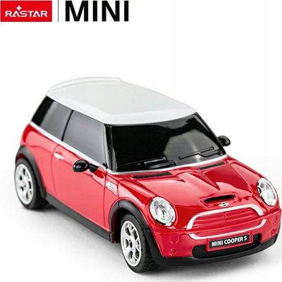 Makinë lodër me telekomandë Mini Cooper S, 1:24, RC, e kuqe