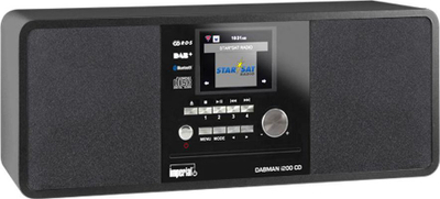 Radio CD Imperial DABMAN i200 22-236-00, me Bluetooth, e zezë