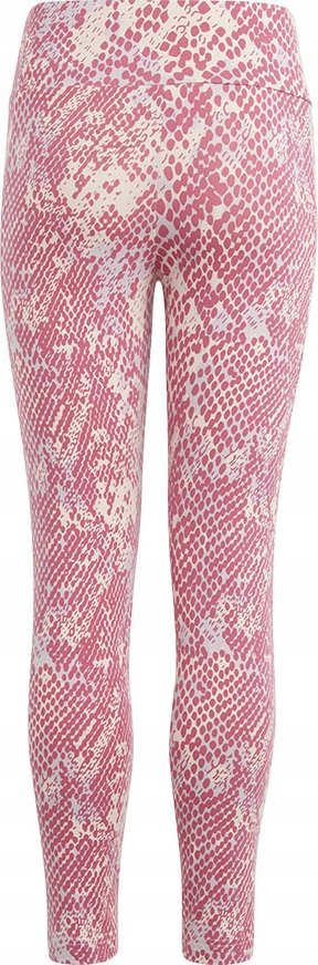 Leggings adidas Essentials Future Icons Jr IC0095, për vajza, me print, rozë