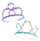 Set krijimi për kurore princeshash SES Creative Duo of Tiaras, 2 kurore, blu