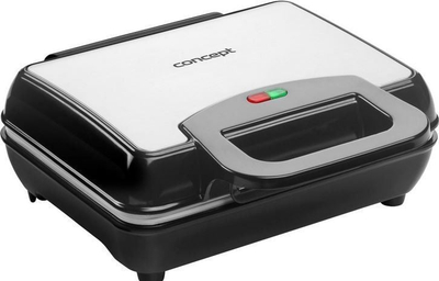 Aparat për waffle Concept Solution VF3040, 1000W, pllaka qeramike, i bardhë