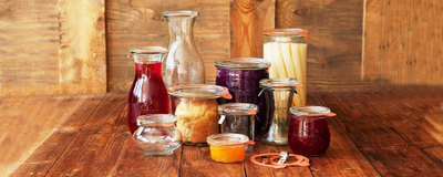 Сет тегли Век Тулип, 1750ml, проѕирно стакло, 4 парчиња