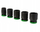 Set kokëra goditëse PRO, 1/2", 7 copë, çelik CrMo, i zi