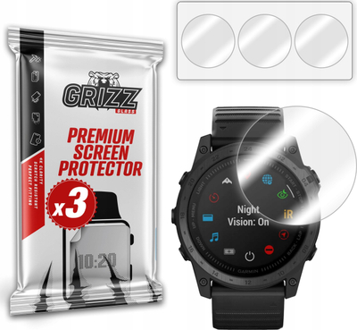 Mbrojtëse ekrani hidrogel për orë Garmin Tactix 7, set 3 copë, transparente