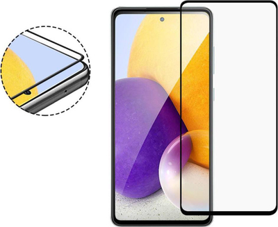 Mbrojtës ekrani xham A536 për Samsung Galaxy A53 5G, full screen, kornizë e zezë