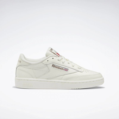 Патики Reebok Club C 85 Vintage W, кожа, за жени, крем боја