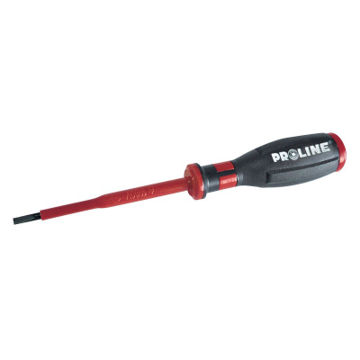Kaçavidë elektrike Pro-Line 10511, e izolume 1000V, majë e shesht 3 x 100mm, e kuqe
