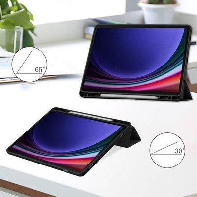 Kapak tablet Tech-Protect SC Pen Hybrid për Samsung Galaxy Tab S9 Plus, kthehet në qëndrim, i zi