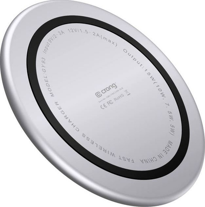 Karikues pa tel Crong Inductive Charger, 15W, Qi, i bardhë