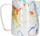 Kupa qumështi Barista Space Splash, 600 ml, shumëngjyrëshe