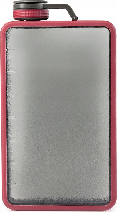 Shishe termus GSI Outdoors Boulder Flask, 473 ml, plastike, e kuqe