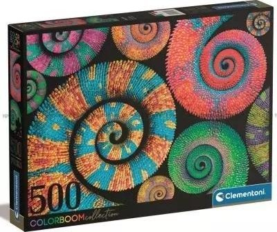 Puzzle Clementoni Color Boom Curly Tails, 500 copa, shumëngjyrësh