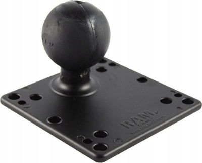 База за монтирање Ram Mount 4.75 Sq, 100 x 75mm, топка 2.25\", црна