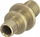 Прав спојувач за цевки Tece 706020, 20mm, метален
