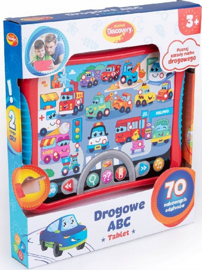 Lodër edukative Kids Hits Hit Pad, për kalamaj 3+, makina dhe kamionë, shumëngjyrëshe