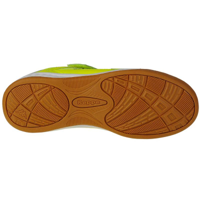 Atlete për kalamaj Kappa Damba K Jr 260765K 4011, mbyllje me shirit ngjitës, taban gome, të verdha